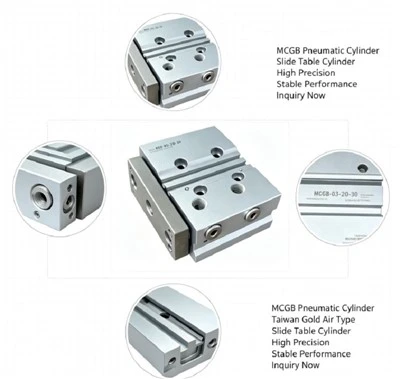 MCGB-03-32-125 Мини-пневматический цилиндр с двумя направляющими